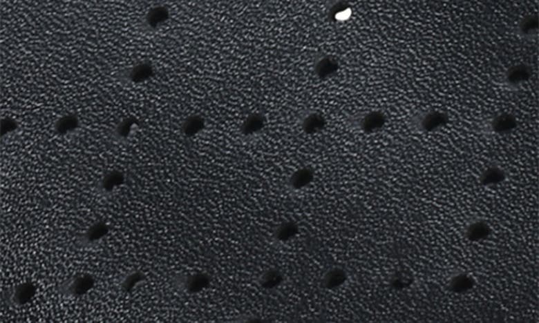 Shop Gaahuu Perforated Slide Sandal In Black