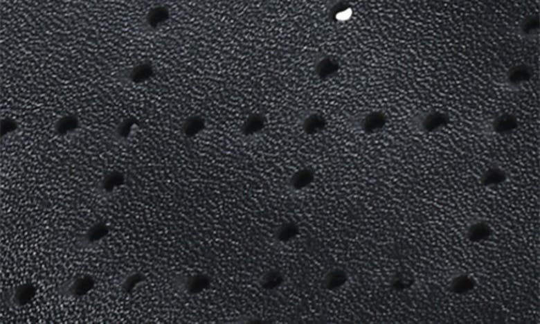 Gaahuu Perforated Slide Sandal In Black