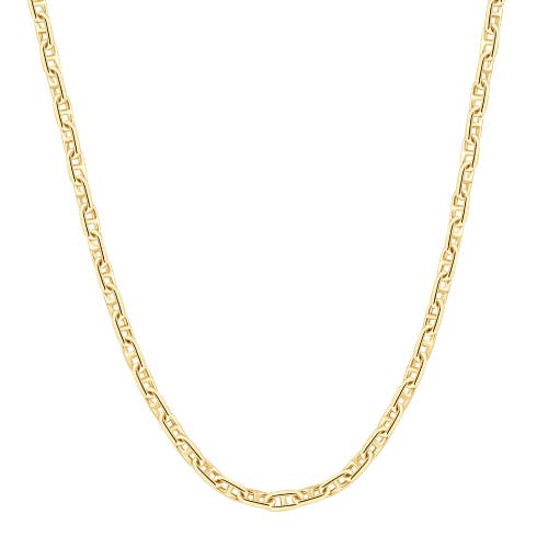Bliss Diamond 24" Chain Necklace 22 Grams 5.5mm Thick In 14k Yellow Gold