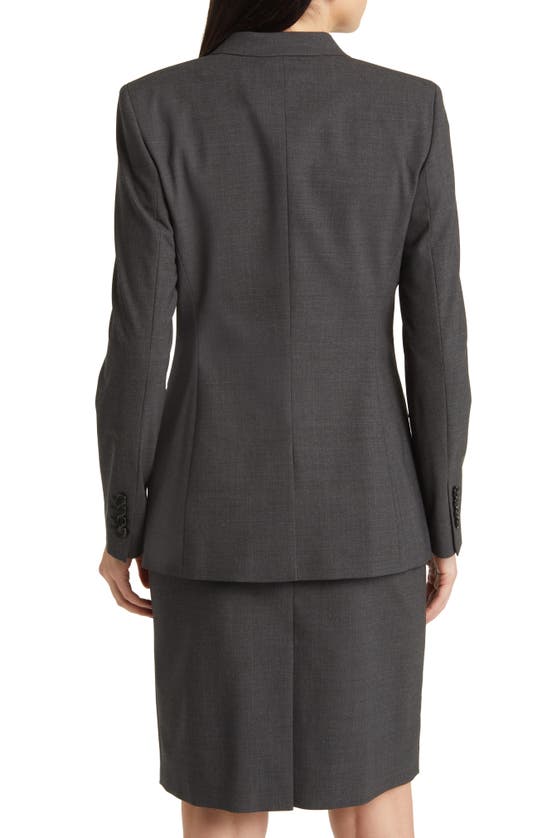 HUGO BOSS BOSS JUICYLARA VIRGIN WOOL BLAZER 