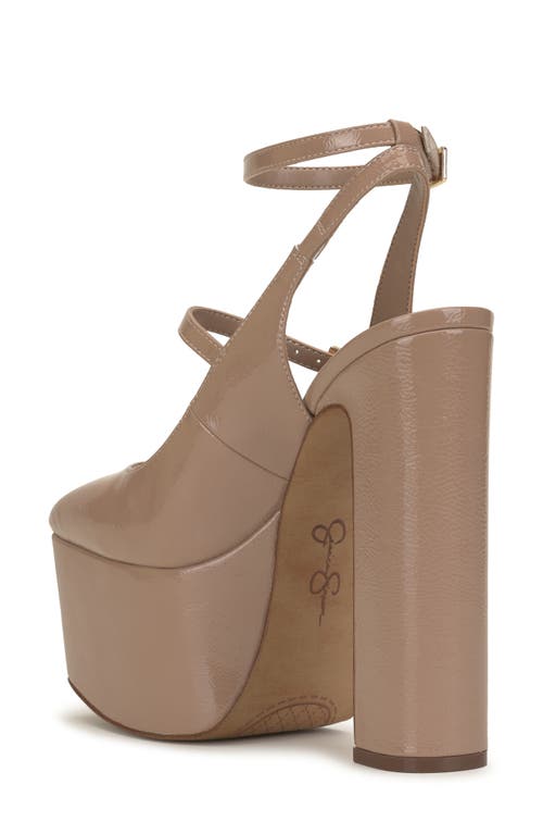 JESSICA SIMPSON JESSICA SIMPSON PIALLEY ANKLE STRAP PLATFORM PUMP