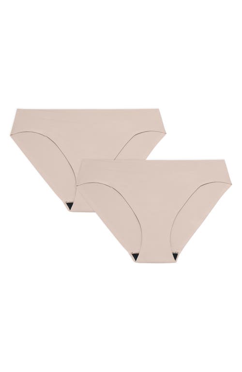 Shop Proof ® 2-pack Period & Leak Resistant Everyday Super Light Absorbency Bikinis In Sand/sand