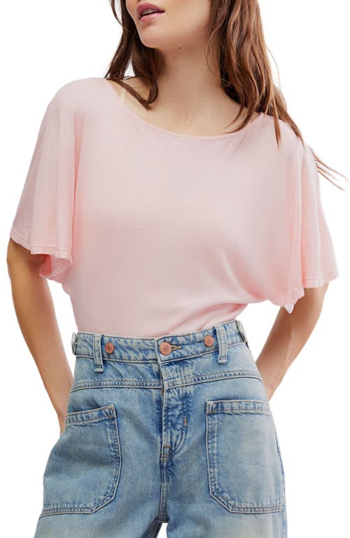 Homebody T-Shirt Bodysuit in Pink Salt