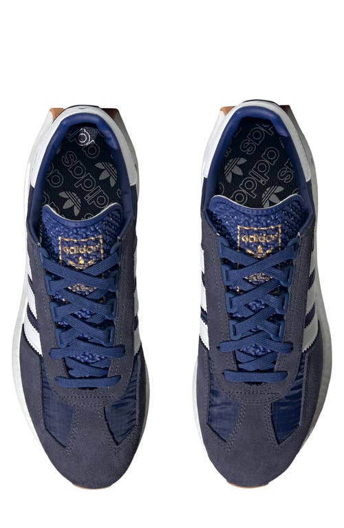 Shop Adidas Originals Adidas Retropy E5 Sneaker In Victory Blue/white/navy