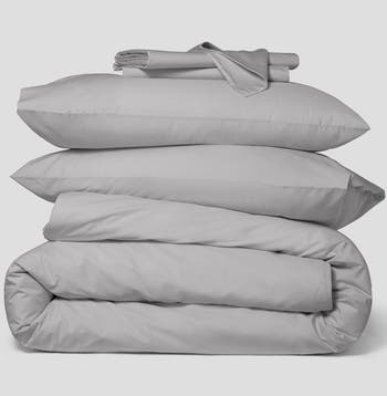 300 Thread Count Organic Percale Duvet Cover