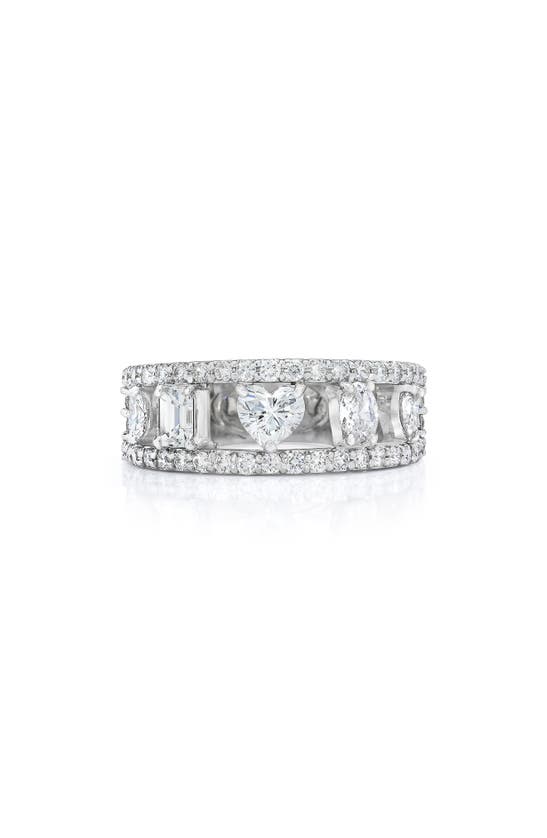 Shop Mindi Mond Fancy Mixed Cut Diamond Ring In White Gold/ Diamond