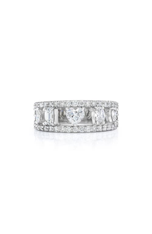 Shop Mindi Mond Fancy Mixed Cut Diamond Ring In White Gold/diamond