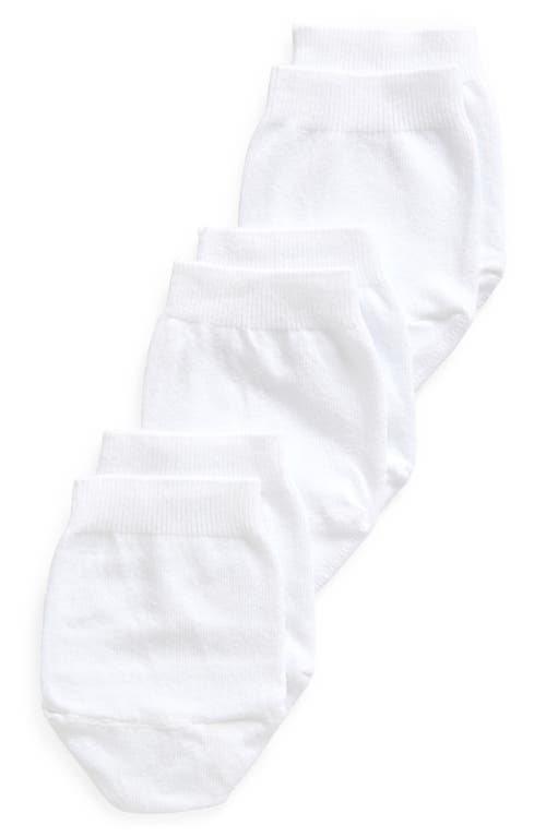 Shop Hue 3-pack Toe Topper Socks In White