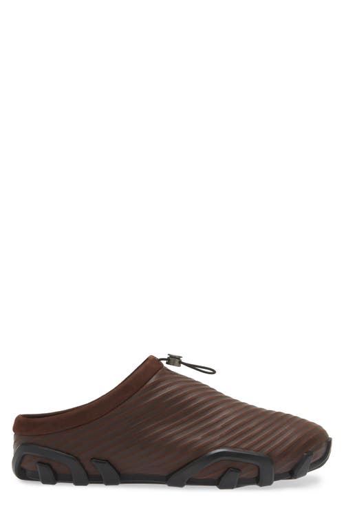 Shop Ecco.kollektive At.kollektive X Kiko Kostadinov Saida Stripe Mule In Chicory Coffee 91295