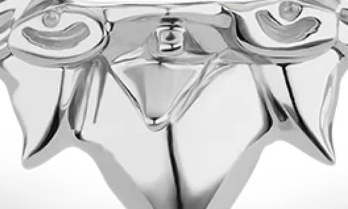 Shop Maria Tash Javanese Spike Hoop Earring In White Gold