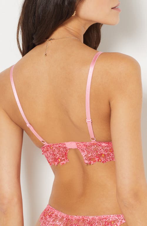 Shop Etam Fraicheur Tanga In Candy-pink