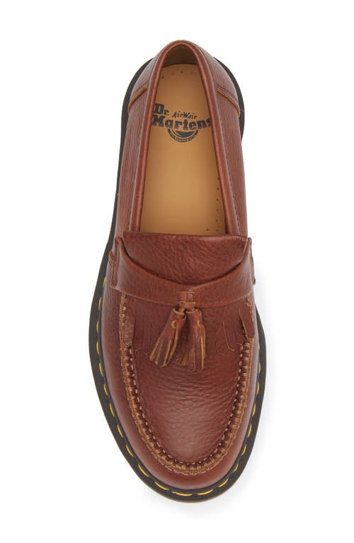 Dr. Martens Adrian Kiltie Tassel Loafer In Cashew Ambassador