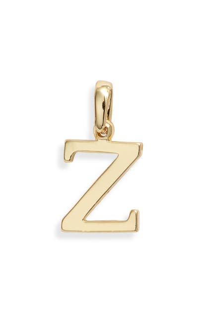 Melinda Maria Icons Alphabet Initial Charm In Z- Gold