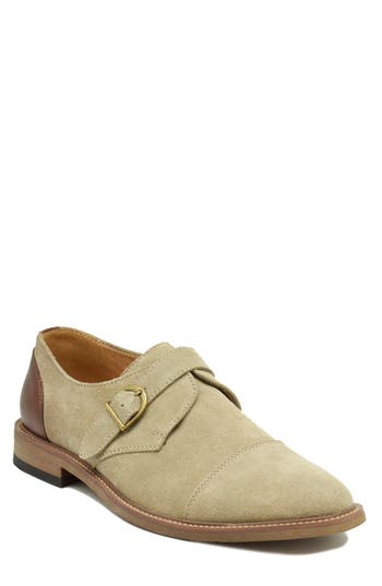 La Milano Lucian Monk Shoe In Taupe