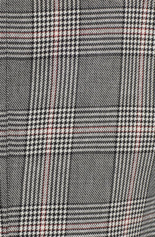 Golden Goose Dune Glen Plaid Virgin Wool Blend Blazer In Grey/bone White