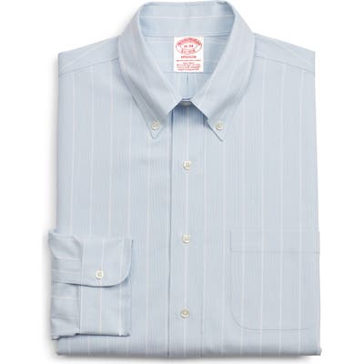 Brooks Brothers Madison Classic Fit Stripe Dress Shirt