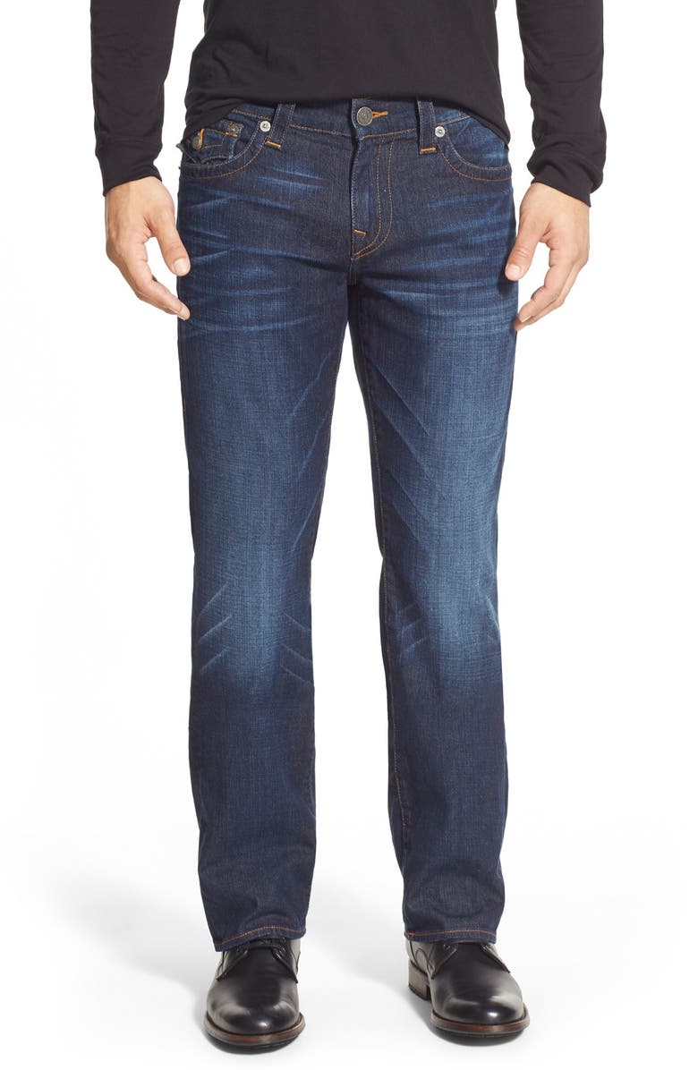 True Religion Brand Jeans 'Ricky' Relaxed Straight Fit Jeans (Carbon ...