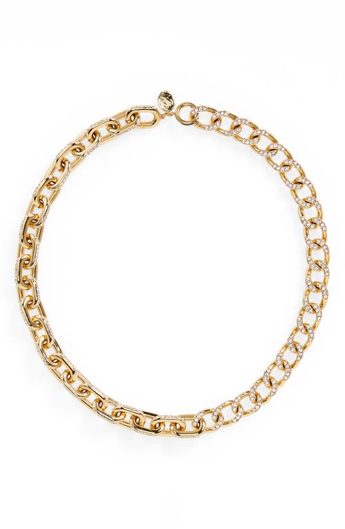 SWAROVSKI Dextera Crystal Collar Necklace in Gold