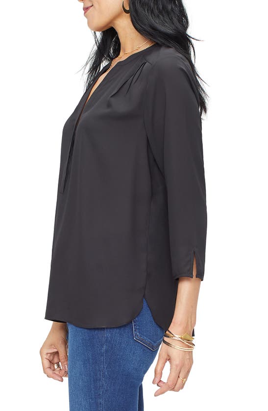 Shop Curves 360 By Nydj Perfect Blouse In Black