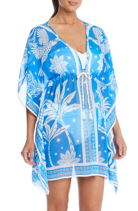 Bleu Rod Beattie Plus Size Run Wild Printed Chiffon Caftan Swim Cover-Up  Women's Swimsuit - ShopStyle