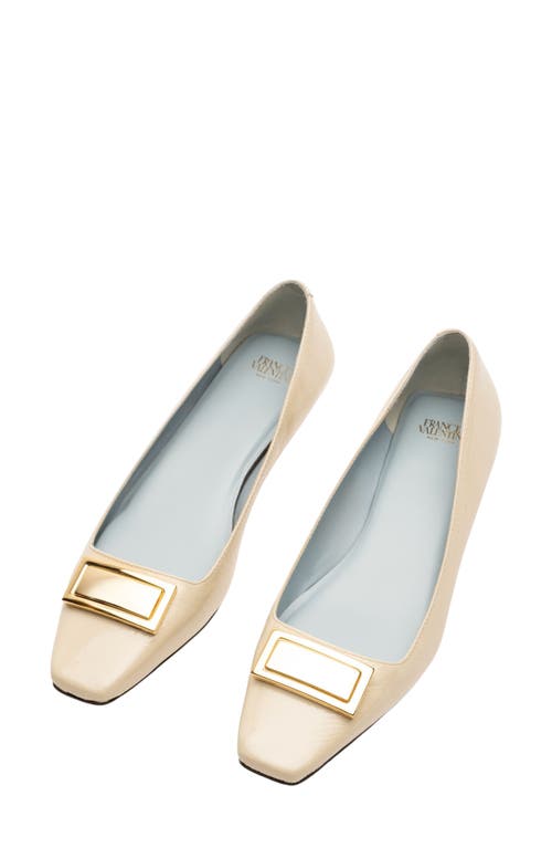 Frances Valentine Midge Flat In Oyster