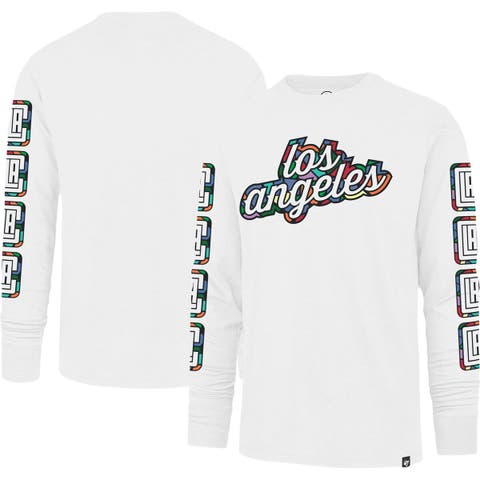 Los Angeles Dodgers '47 City Connect Crescent Franklin Raglan Three-Quarter  Sleeve T-Shirt - Cream