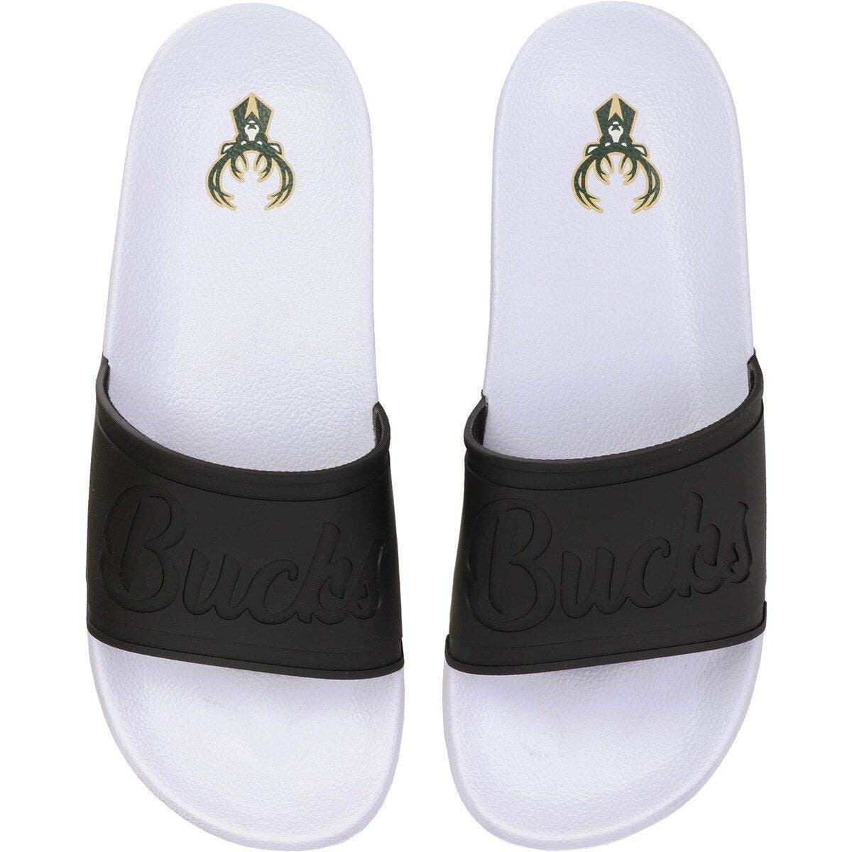 milwaukee bucks slippers