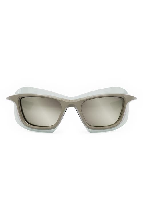 Dior 'xplorer S1u 56mm Square Sunglasses In Neutral