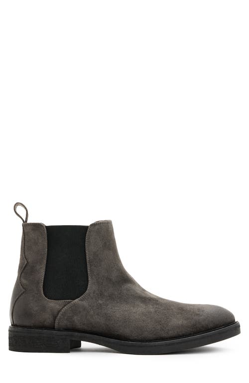 Shop Allsaints Creed Chelsea Boot In Charcoal Grey