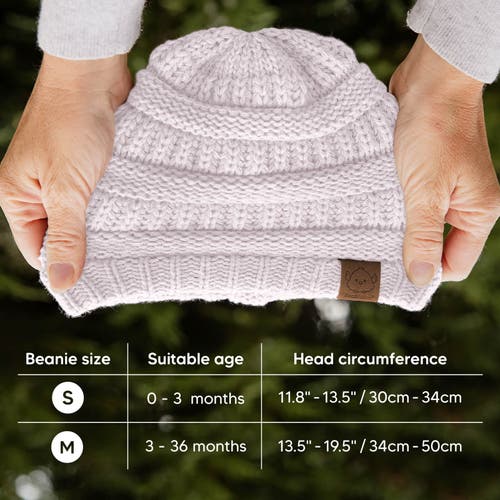 Shop Keababies 3-pack Warmzy Baby Beanies In Mauve