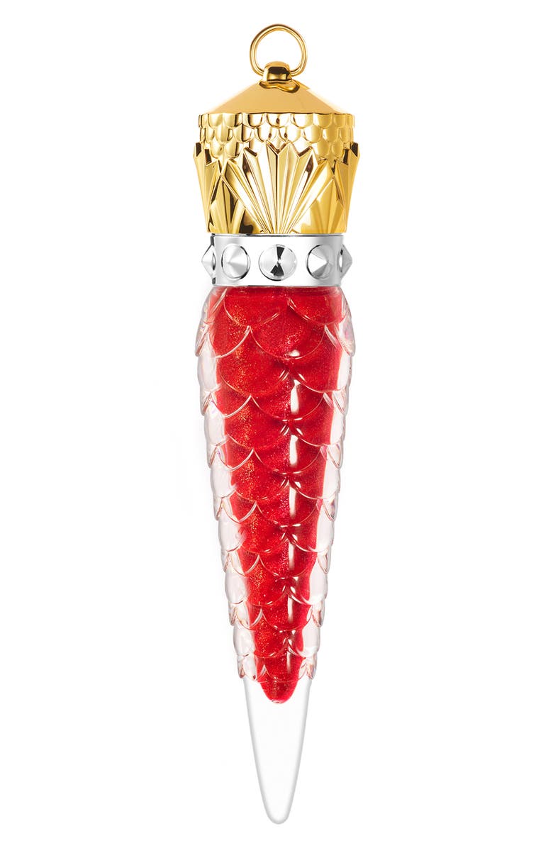 CHRISTIAN LOUBOUTIN Loubiglittergloss Glitter & Shine Lip Colour, Main, color, ROUGE LOUBOUTIN