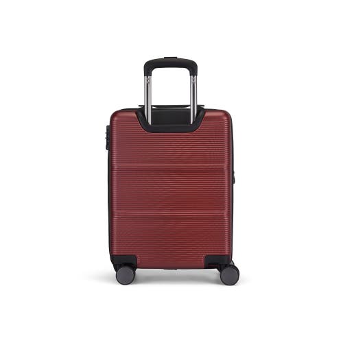 Shop Bugatti Brussels Hardside Carry-on Luggage With Spinner Wheels In Deepred