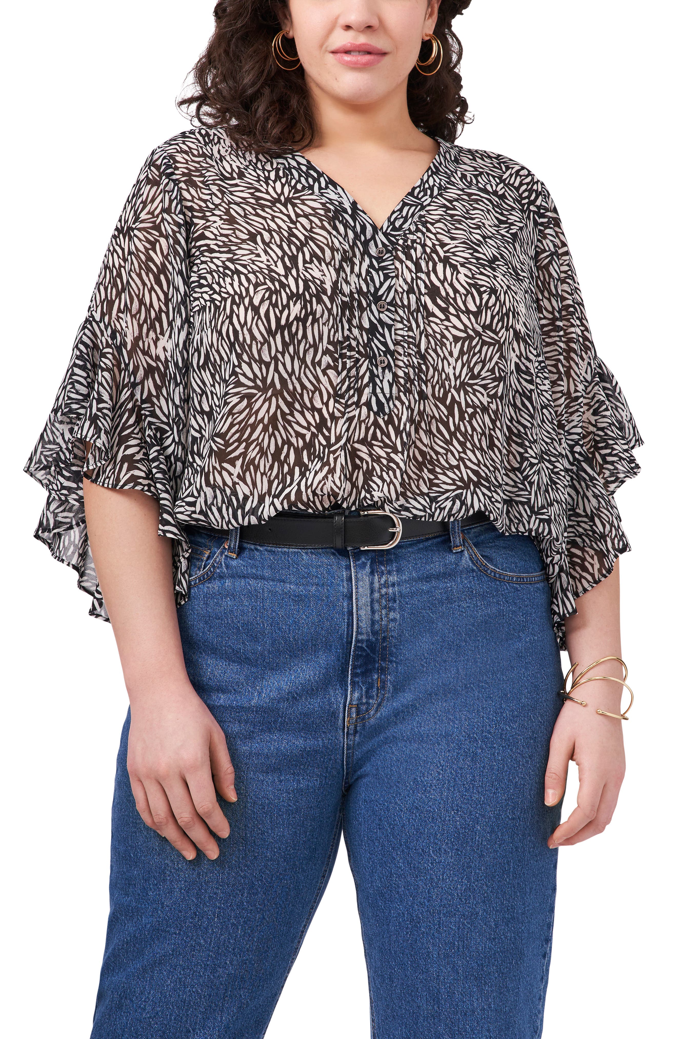 nordstrom plus size dressy tops