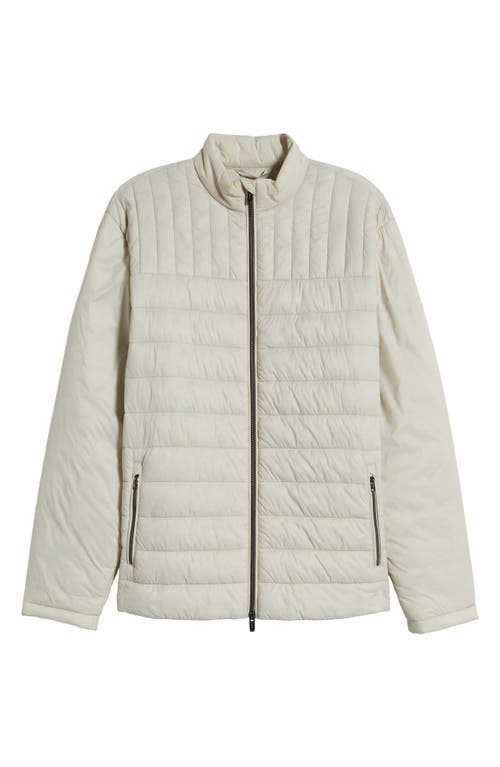 Shop Johnnie-o Killington Puffer Jacket In Stone