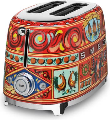 Smeg x Dolce&Gabbana Sicily Is My Love 4-Slice Toaster