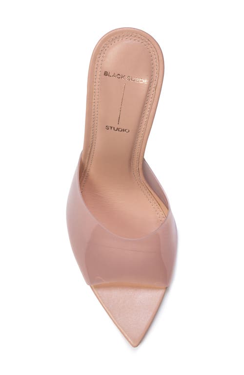 Black Suede Studio Bella Sandal In Old Rose
