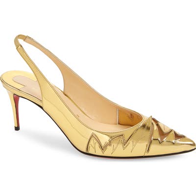 Christian Louboutin Frescobella Slingback Pump - Metallic (Nordstrom Exclusive)