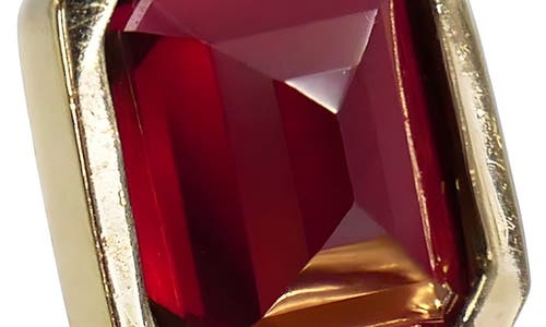 LESLIE PAIGE LESLIE PAIGE PERCHED SETTING GARNET RING
