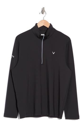 Callaway Golf ® Quarter Zip Pullover In Caviar