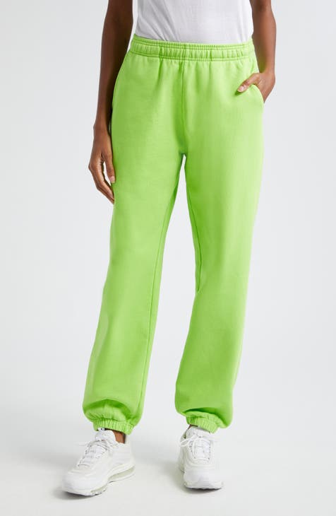 Missguided Ski Black & Neon Green Plus Size Co Ord Jogger Sweatpants