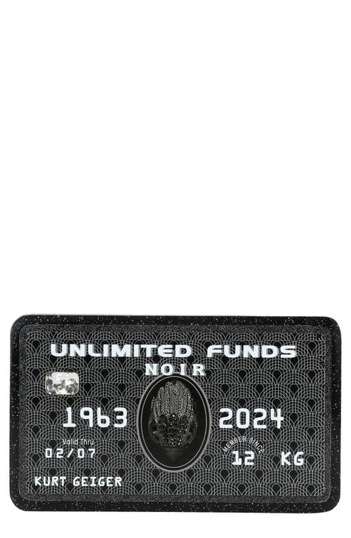 Kurt Geiger London Credit Card Clutch in Black