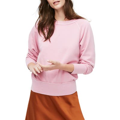 J.crew Distressed Sweatshirt, Pink