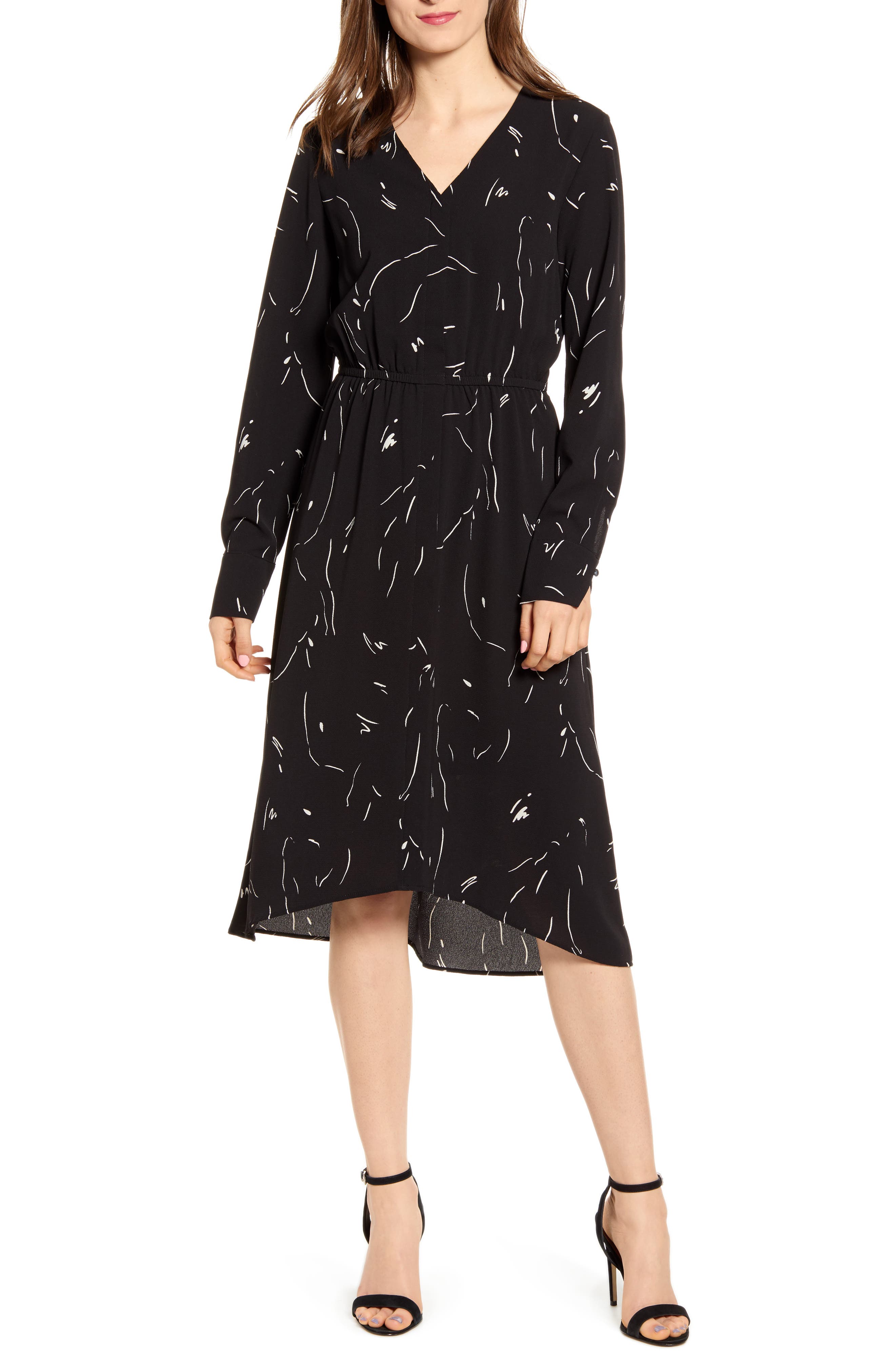 Vero Moda Gianna Midi Dress, Black
