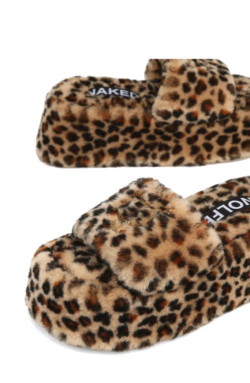 Naked Wolfe Ivy Shearling Leopard Print In Leopard Print-shearling