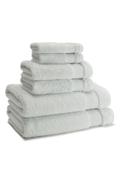 Click to view more detailed imagery on our partner's website Kassatex Pergamon Hand Towel In Freshwater Blue
