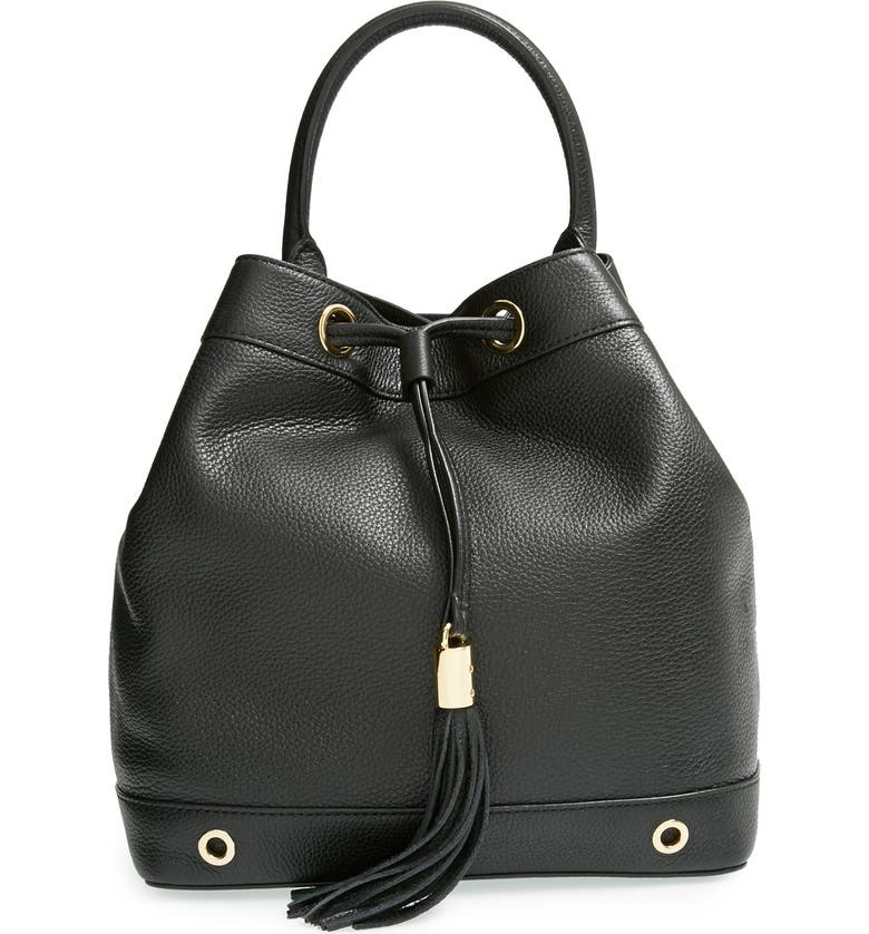 Milly 'Astor' Pebbled Leather Bucket Bag | Nordstrom