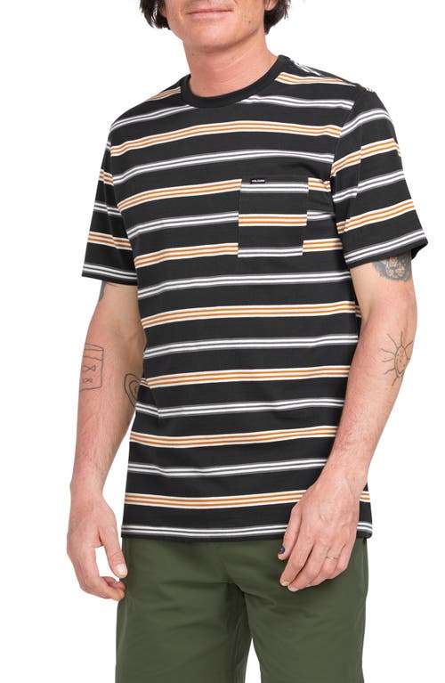 Bongo Stripe Pocket T-Shirt in Stealth