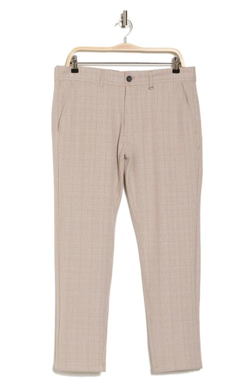 Shop Denim And Flower Plaid City Pants In Sand