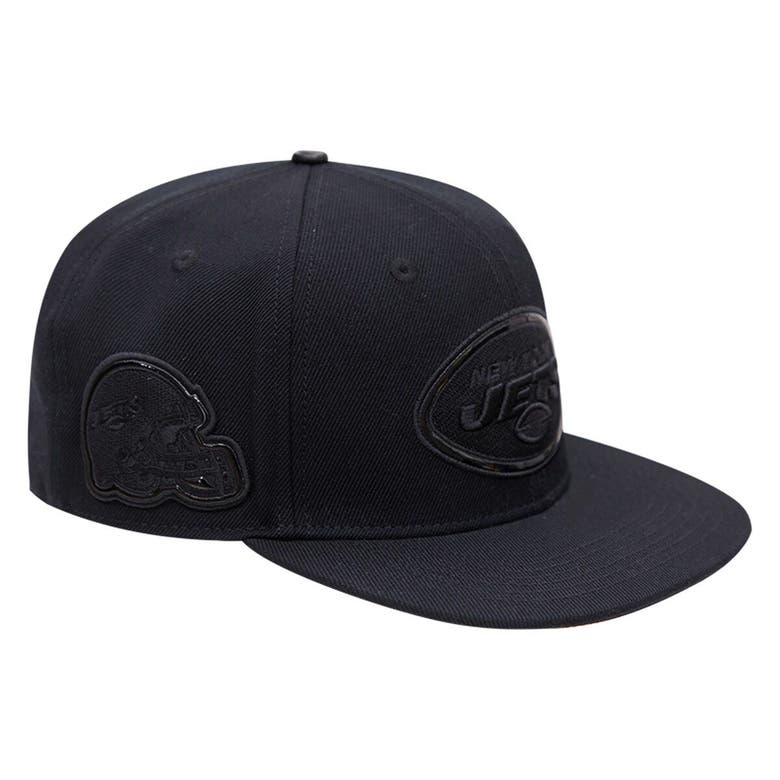 Pro Standard Unisex New York Jets Snapback Hat in Black