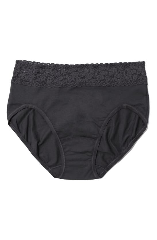 Shop Hanky Panky Cotton French Briefs In Granite